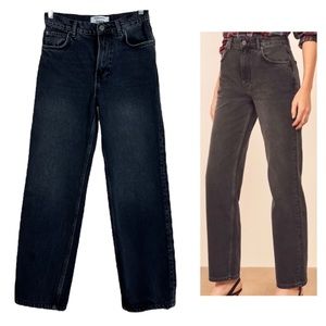 Reformation Vintage High Straight Jean Size 24 Monterey Wash